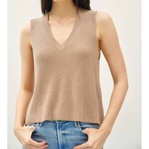 NEW NYLAND evani sweater vest in mocha